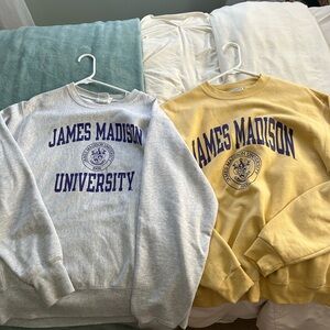 2 James Madison Champion hoodies